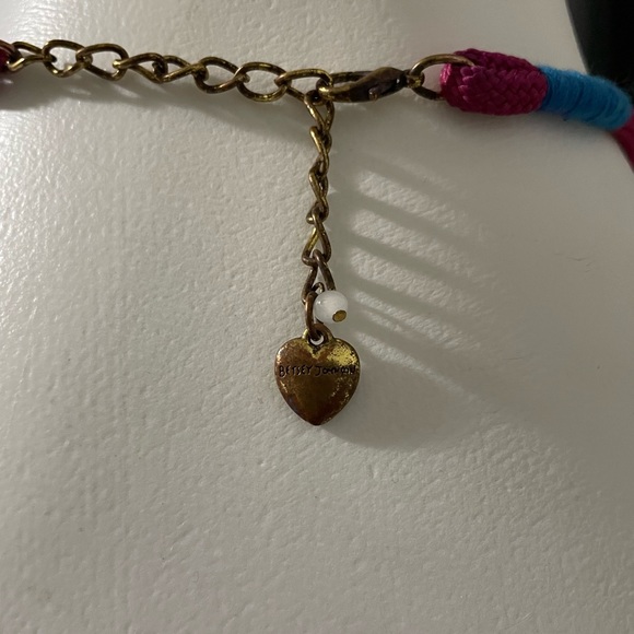 Matching Set of Betsey Johnson Earrings and Necklace - Picture 3 of 5